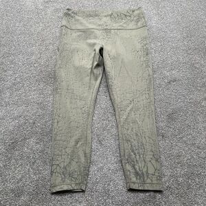 lululemon athletica Gray Patterned Leggings